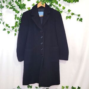 Nine West. Textured Wool Coat. Size 6. EUC